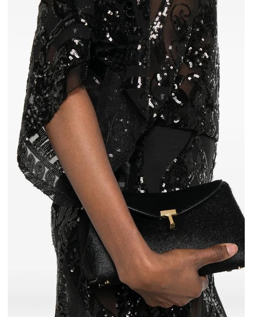 Norma Kamali Black Round-Neck Jumpsuit
