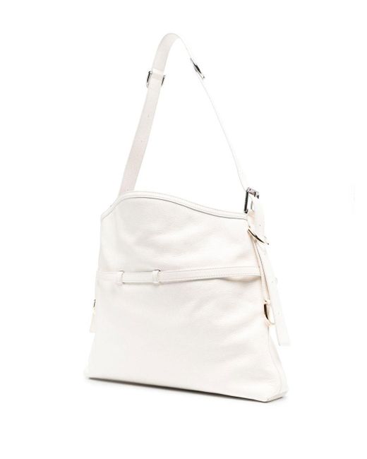 Givenchy White Voyou Leather Shoulder Bag