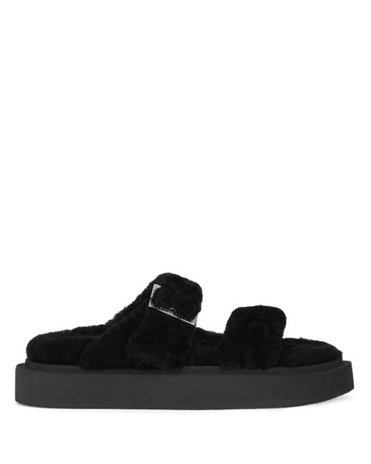 Giuseppe Zanotti Black Jolanda Winter Sandals