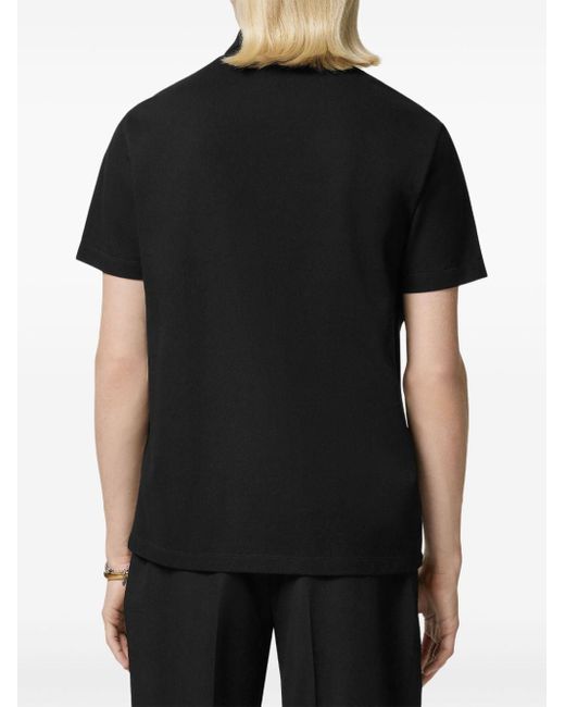 Versace Poloshirt Met Medusa-motief in het Black voor heren