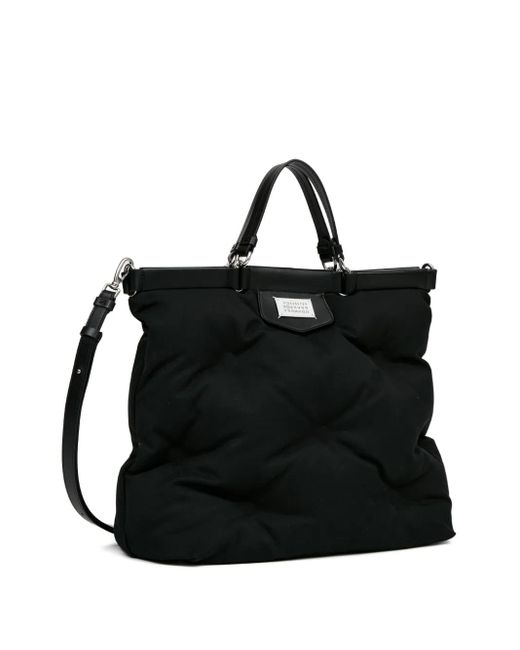 Maison Margiela White Glam Slam Quilted Padded Tote Bag