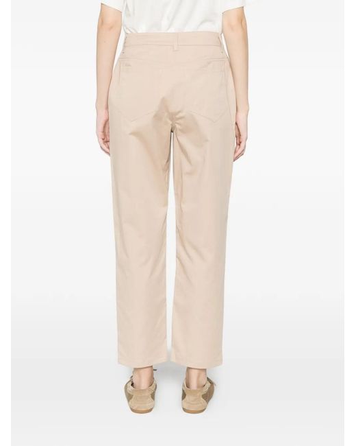 Marella White Buttoned Trousers
