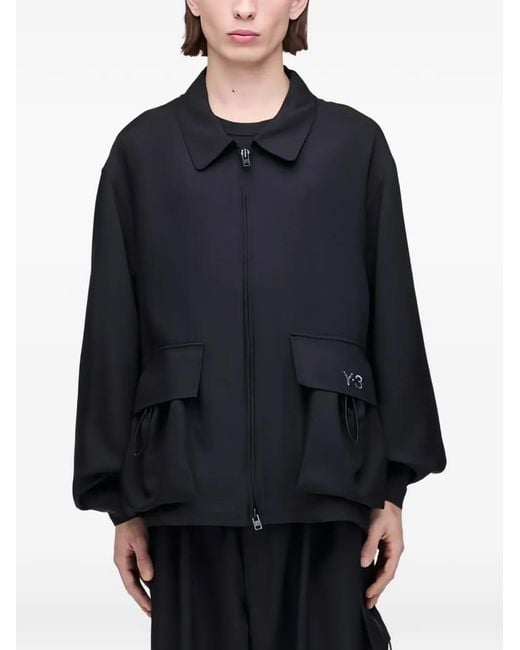 Y-3 Blue Uniform Sport Jacket