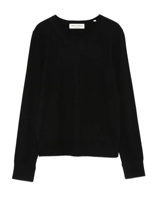 Marc O' Polo Black Langärmeliger Pullover Mit Rundem Ausschnitt