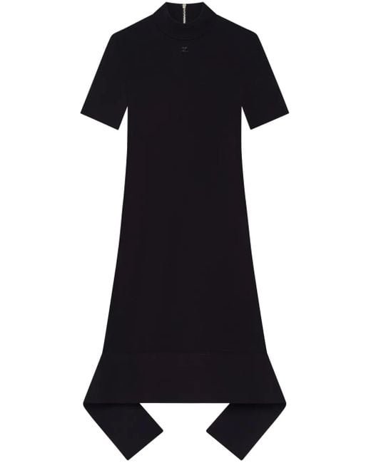 Courreges スキューバ ミニドレス Black