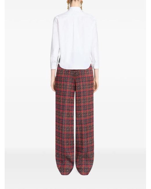 Dries Van Noten White Boxy Mini Shirt