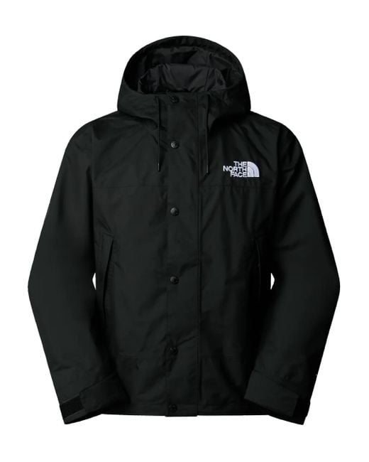 The North Face Jack Met Capuchon En Knoopsluiting in het Black voor heren