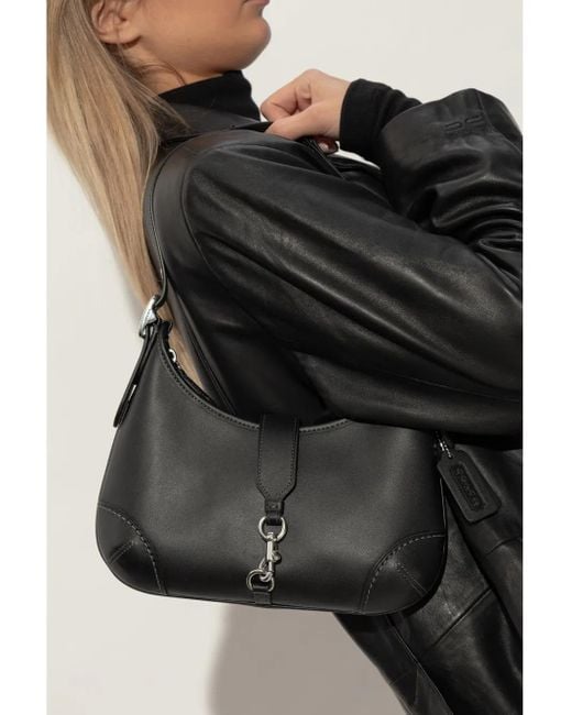 COACH Black Hamptons Handbag