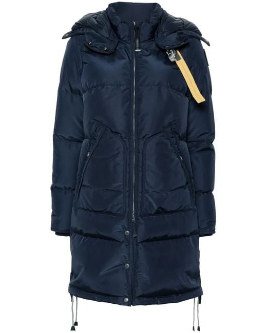 Parajumpers Blue Long Bear Coat