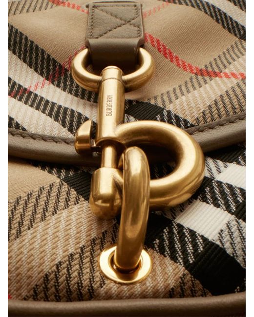 Borsa A Tracolla B Clip Piccola di Burberry in Natural