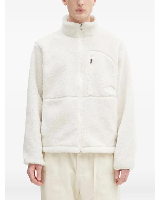 The North Face White Heritage Extreme Pile Half-Zip Jacket for men
