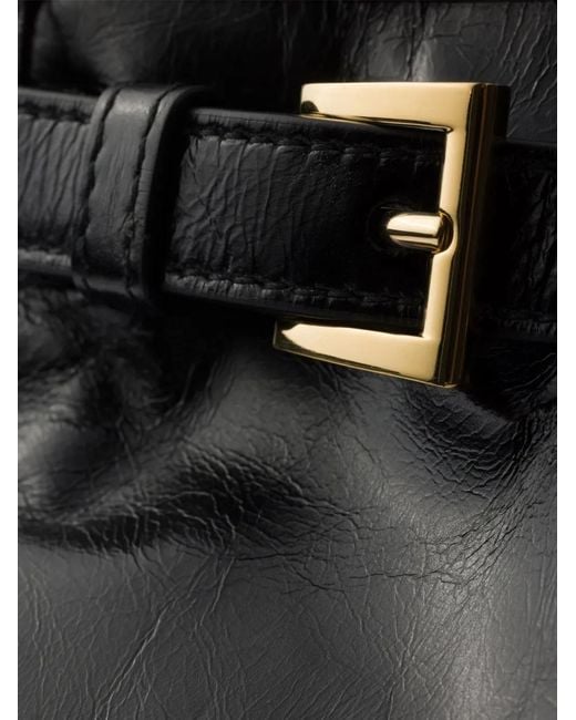 Prada Black Grand Sac À Main Bonnie En Nubuck