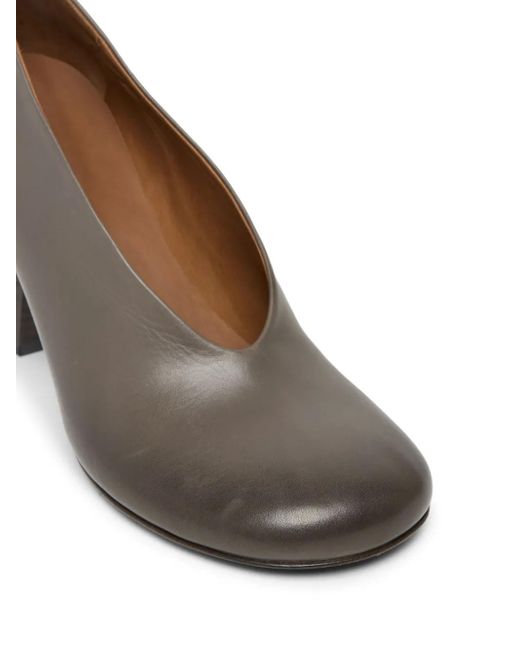 Marsèll Brown Zampetta Leather Pumps