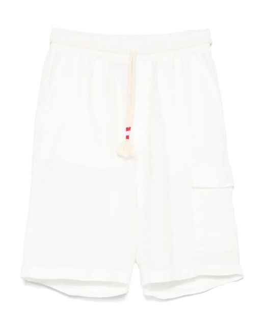 Mc2 Saint Barth Marseille Shorts in White für Herren