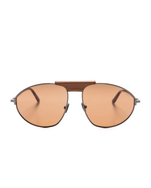 Tom Ford Pink Pilot-frame Sunglasses