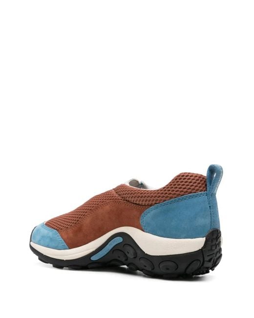 Merrell Brown Panelled Slip-On Sneakers for men