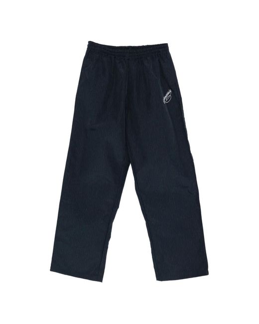 Willy Chavarria Blue Pantalon À Rayures for men
