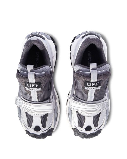 Off-White c/o Virgil Abloh White Glove Colour-block Panelled Sneakers for men