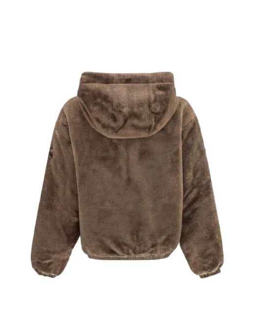 Moose Knuckles Gray Eaton Bunny Reversible Faux-Fur Jacket
