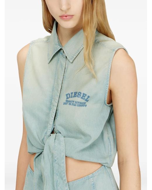 DIESEL Blue Midi Dress