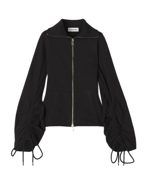 Lanvin Black Fitted Zipped Jacket