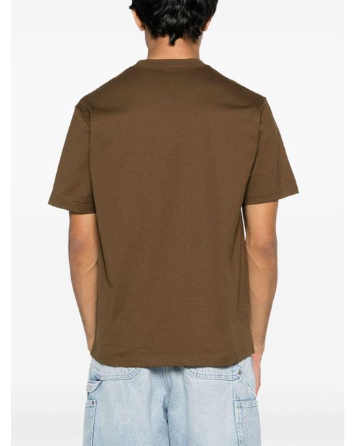Carhartt University Script T-Shirt in Brown für Herren