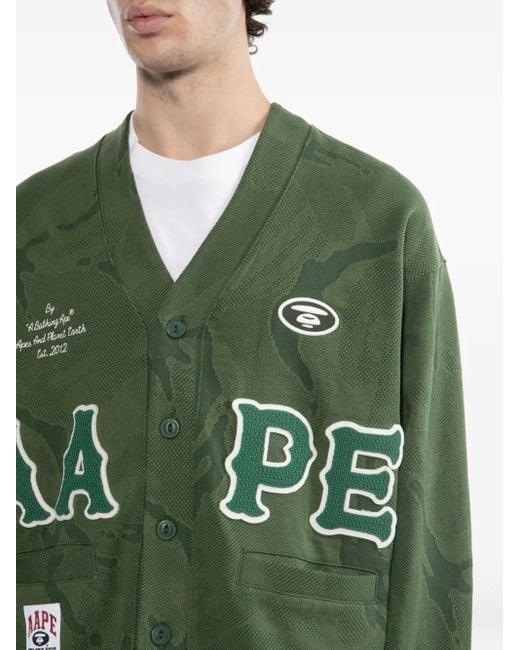 Aape By A Bathing Ape Sweater Met Camouflageprint in het Green voor heren