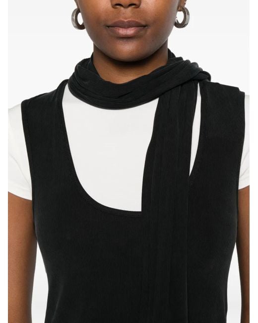 Blusa Con Scollo Ampio di AYA MUSE in Black