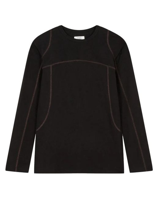 Studio Tomboy X シームディテール スウェットシャツ Black