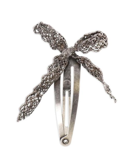 YVMIN Metallic Bow-Detail Hair Clip