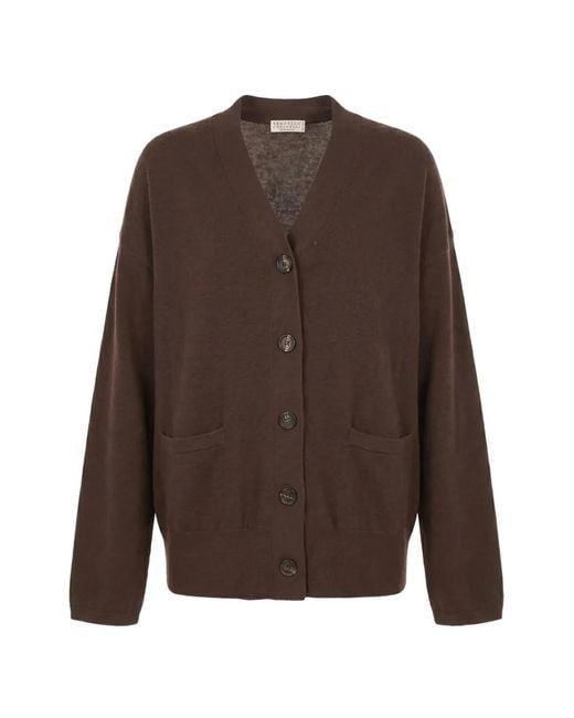 Brunello Cucinelli Button-Up Vest in het Brown