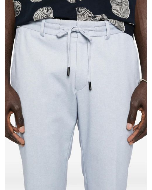 Karl Lagerfeld Blue Pace Drawstring Trousers for men