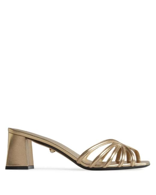 ALEVI Metallic Leather Sandals