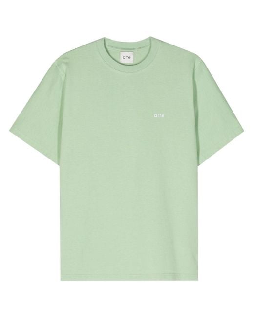 T-shirt Teo Black Runne en coton Arte' pour homme en coloris Green