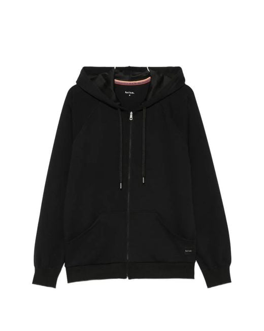 Paul Smith Black Zip-Up Hoodie for men