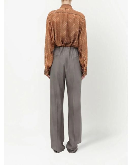 Maison Margiela Gray Wool Trousers
