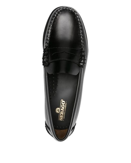 Sebago レザーローファー Black