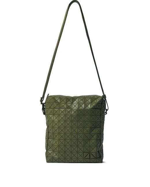 Issey Miyake Green Einfarbige Voyager Schultertasche