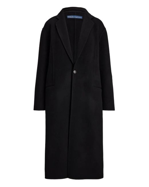 Polo Ralph Lauren Black Single-Button Coat