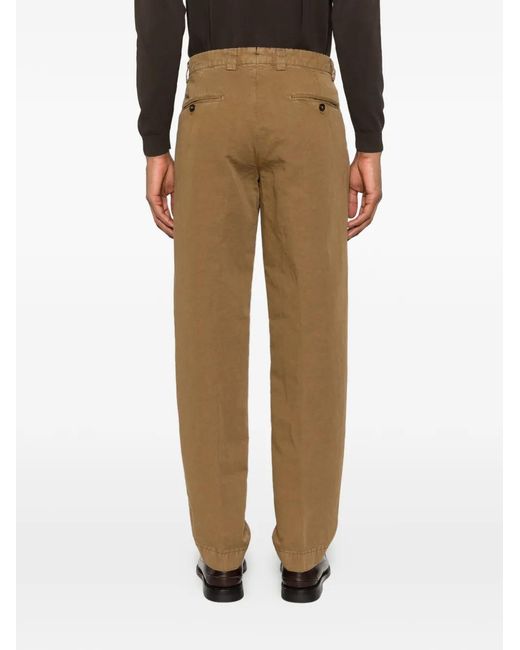 Berwich Natural Buttoned Trousers for men