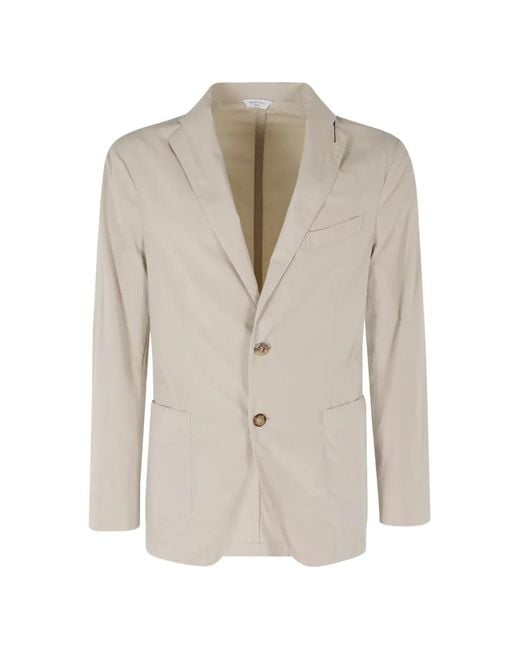 Boglioli White K Single-Breasted Blazer for men