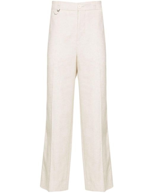 Jacquemus White Le Pantalon Cabri Tailored Trousers for men