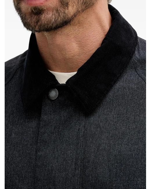 Barbour Black Modern Beaufort Hooded Jacket for men