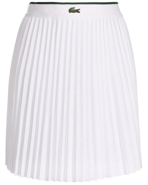 Lacoste ロゴ ミニスカート White
