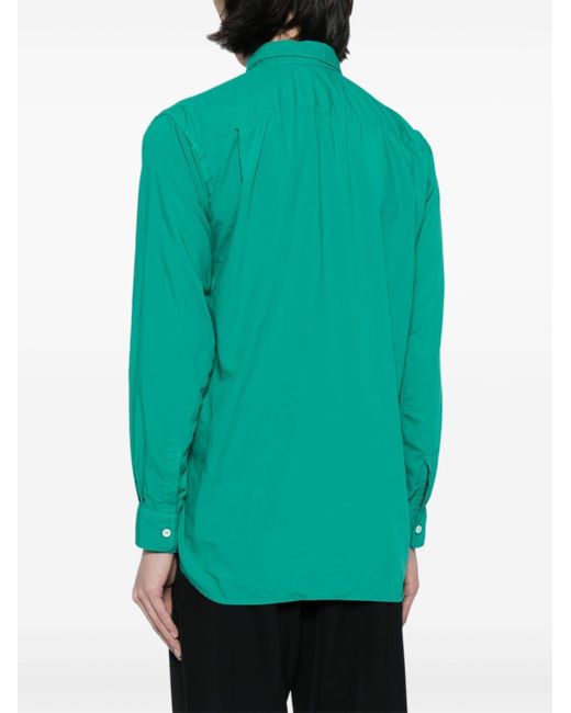 Comme des Garçons Green Tailored Long-sleeved Shirt for men