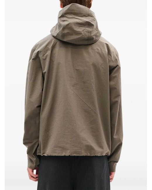 Hiking Patrol Brown Waypoint Check-Pattern Jacket for men