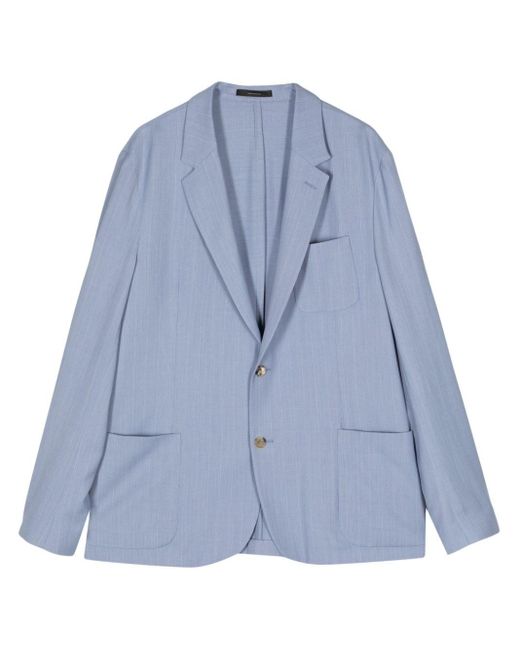 Paul Smith Blue Single-breasted Suit Jacket for men