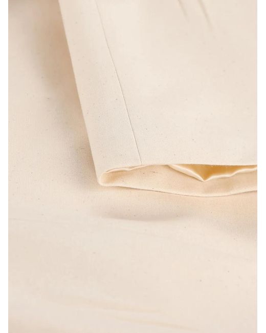 Miu Miu White Apron Embroidered Mini Dress