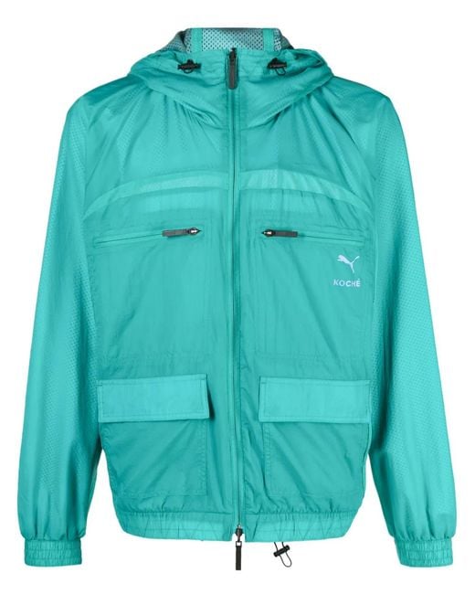 PUMA Blue Reversible Mesh Jacket for men