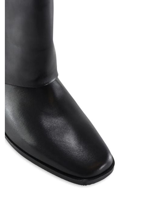 Notabene Black Lupe Square-Toe Boots